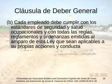Slide 35: Cláusula de Deber General