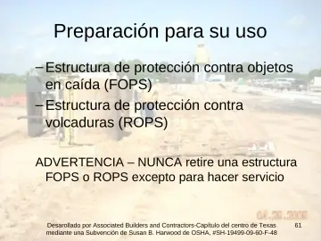 Slide 61: Preparación para su uso
