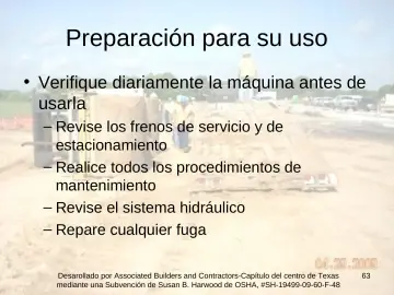 Slide 63: Preparación para su uso
