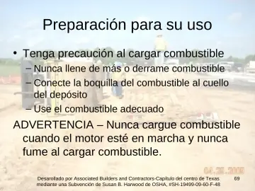 Slide 69: Preparación para su uso