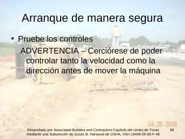 Slide 88: Arranque de manera segura