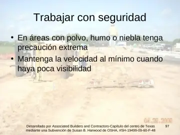 Slide 97: Trabajar con seguridad