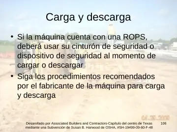 Slide 106: Carga y descarga