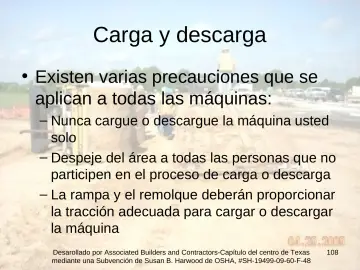 Slide 108: Carga y descarga