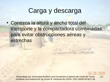 Slide 111: Carga y descarga