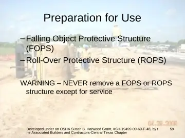Slide 59: Preparation for Use