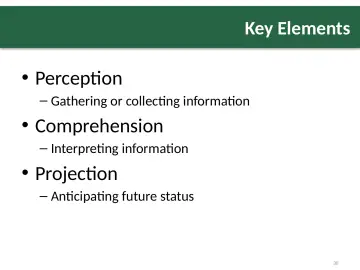 Slide 30: Key Elements