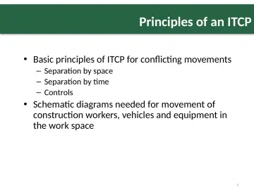 Slide 5: Principles of an ITCP