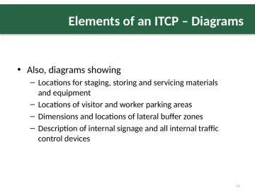 Slide 19: Elements of an ITCP – Diagrams