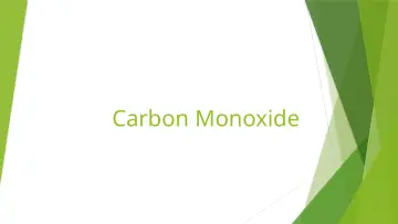 Slide 4: Carbon Monoxide
