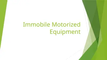 Slide 34: Immobile Motorized