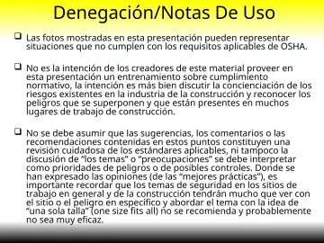 Slide 37: Denegación/Notas De Uso