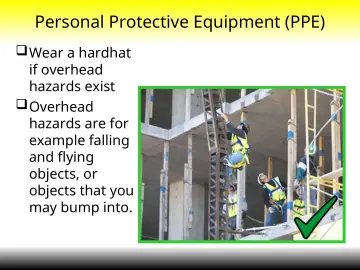 Slide 26: Personal Protective Equipment (PPE)