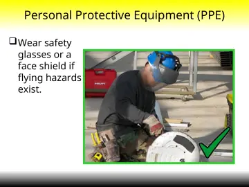Slide 27: Personal Protective Equipment (PPE)