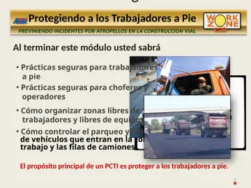 Slide 3: PREVINIENDO INCIDENTES POR ATROPELLOS EN LA CONSTRUCCION VIAL