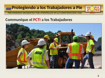 Slide 4: PREVINIENDO INCIDENTES POR ATROPELLOS EN LA CONSTRUCCION VIAL