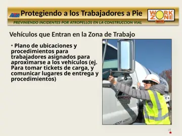 Slide 28: PREVINIENDO INCIDENTES POR ATROPELLOS EN LA CONSTRUCCION VIAL