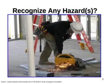 Slide 3: Recognize Any Hazard(s)?