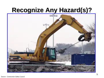 Slide 5: Recognize Any Hazard(s)?