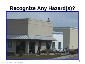 Slide 7: Recognize Any Hazard(s)?