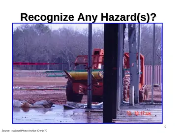 Slide 9: Recognize Any Hazard(s)?