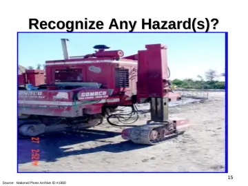 Slide 15: Recognize Any Hazard(s)?