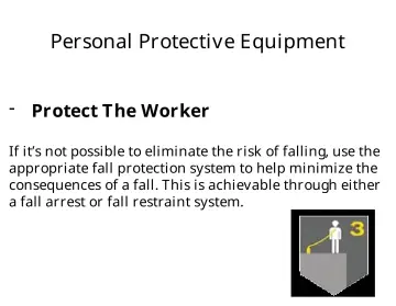 Slide 16: Personal Protective Equipment
