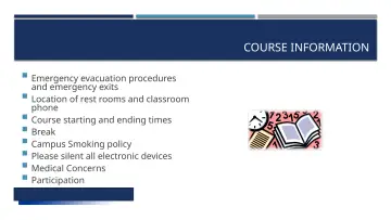 Slide 3: COURSE INFORMATION