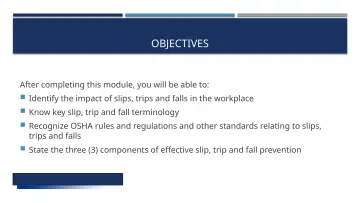 Slide 9: OBJECTIVES