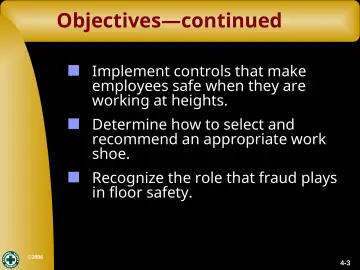Slide 3: Objectives—continued