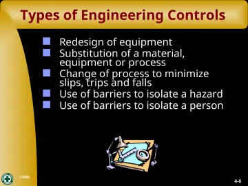 Slide 6: Types of Engineering Controls