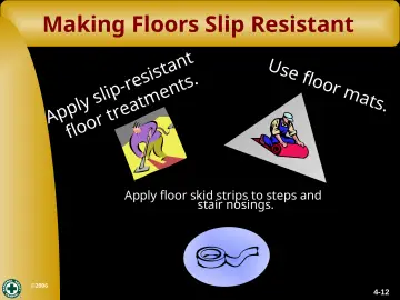 Slide 12: Making Floors Slip Resistant