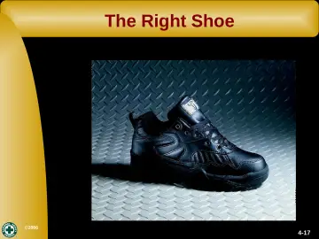 Slide 17: The Right Shoe