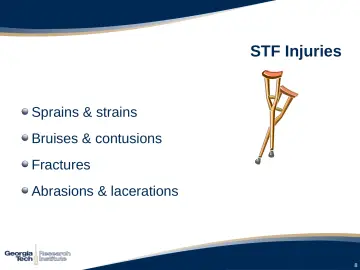 Slide 8: STF Injuries