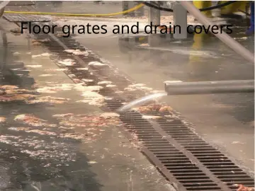 Slide 41: Floor grates and drain covers