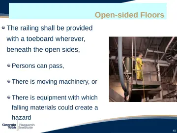 Slide 45: Open-sided Floors