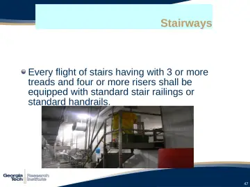 Slide 47: Stairways