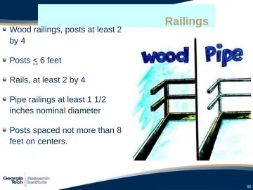 Slide 50: Railings