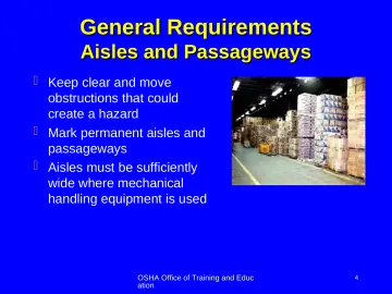 Slide 4: General Requirements