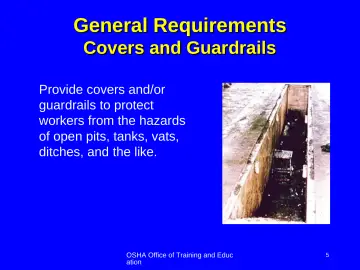 Slide 5: General Requirements