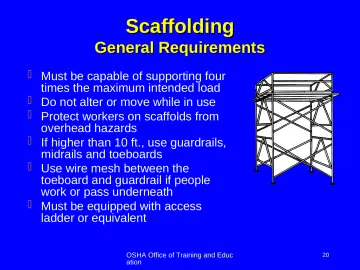 Slide 20: Scaffolding
