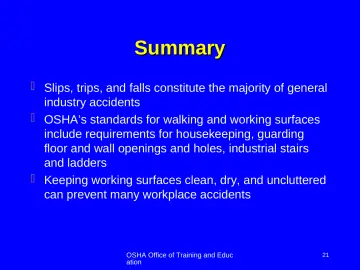 Slide 21: Summary