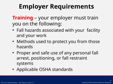 Slide 22: Employer Requirements