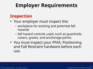 Slide 23: Employer Requirements