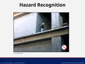 Slide 27: Hazard Recognition