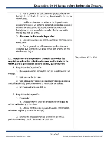 Page 5: b. Por lo general, se utilizan como protección para el trabajo de encofrado de concreto y…