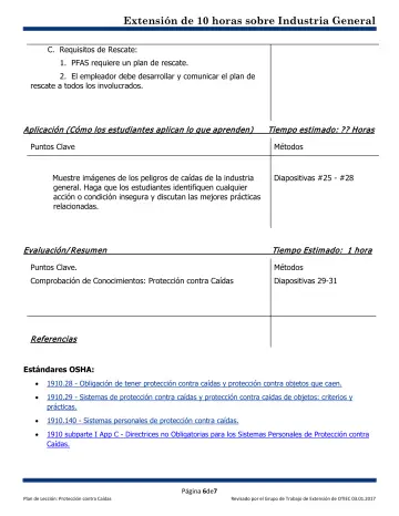 Page 6: C. Requisitos de Rescate: