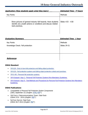 Page 6: Application (How students apply what they learn) __