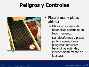 Slide 14: Plataformas y pistas abiertas: