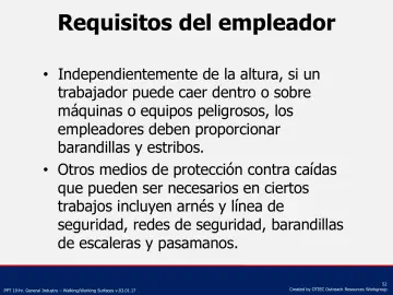 Slide 52: Requisitos del empleador